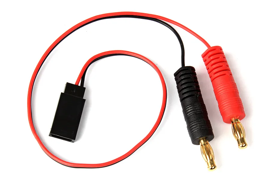 Reedy Power Futaba Rx/Tx Charge Lead w/ 4mm Bullet Connectors image 73652