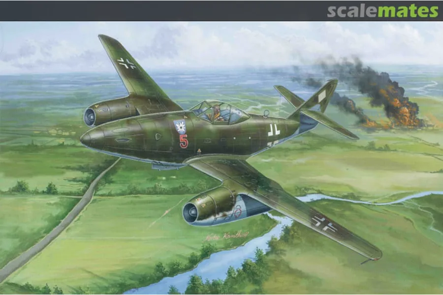 HobbyBoss 1/48 Me 262 A-1a/U1 Jet Fighter Scaled Plastic Model Kit image 73682