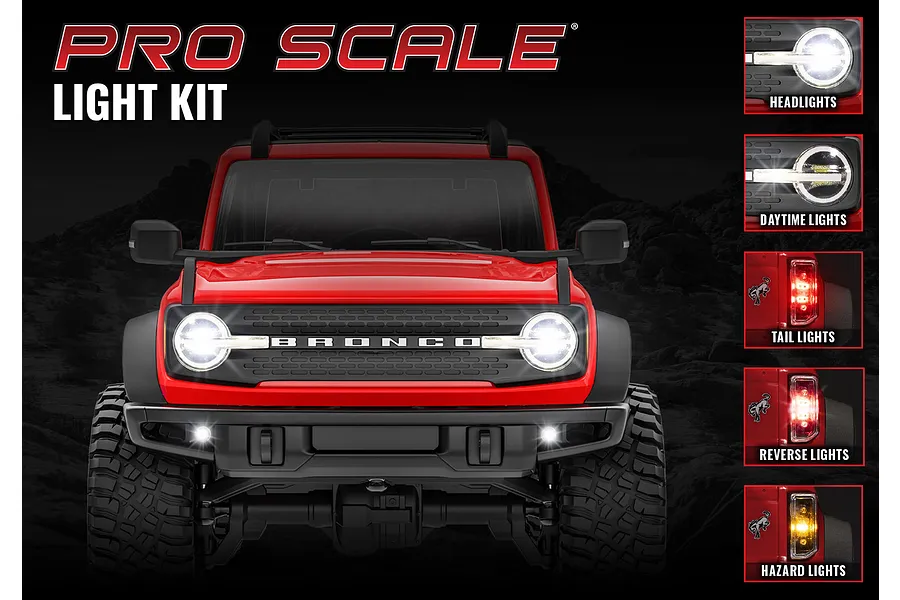 Traxxas 1/18 TRX-4M Ford Bronco LED Light Kit image 73687