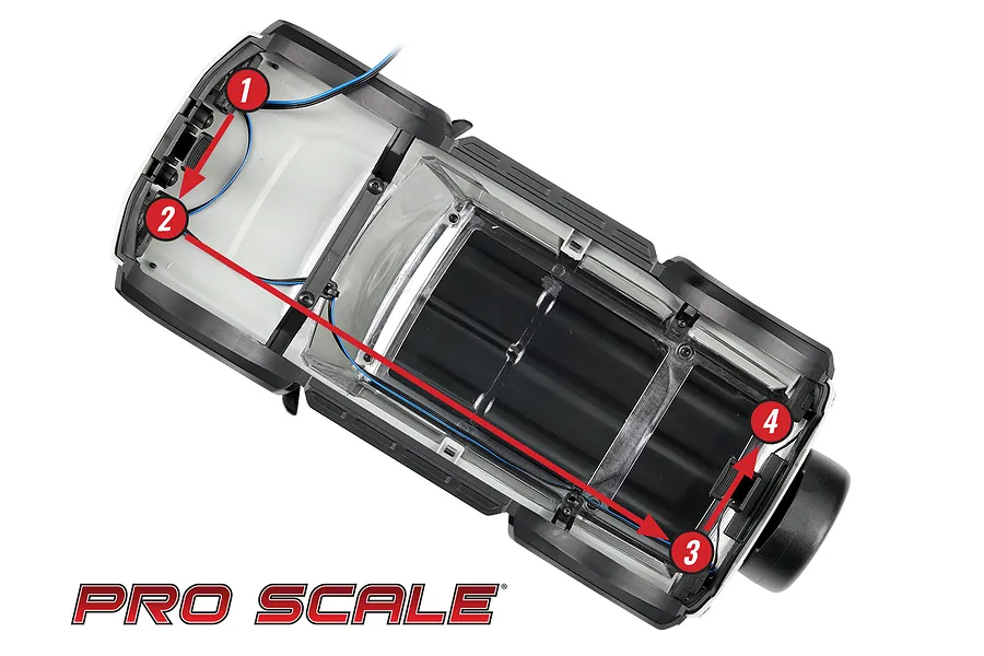 Traxxas 1/18 TRX-4M Ford Bronco LED Light Kit image 73688