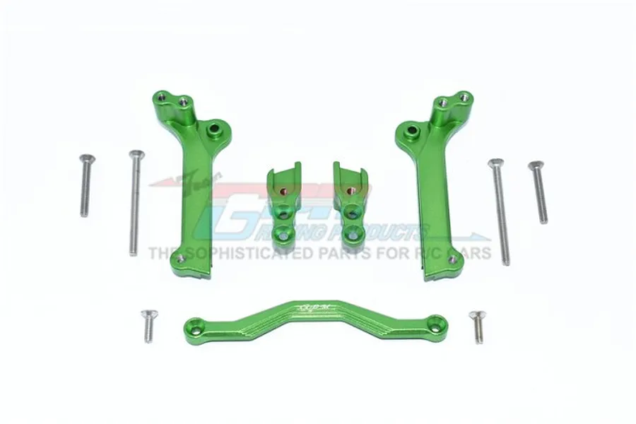 GPM Green Aluminium Front Shock Tower Set image 73818
