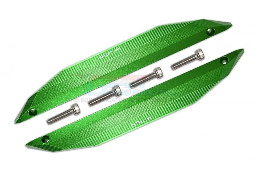 GPM Green Aluminium Nerf Bars 2Pcs image 73839