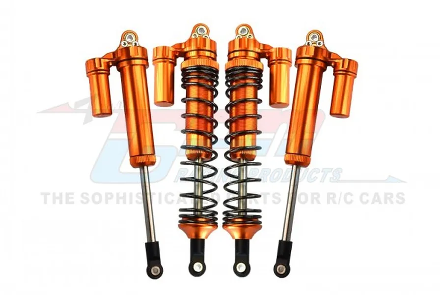 GPM Orange Aluminium 135mm Front L-Shape Piggyback Shocks 4Pcs image 73845