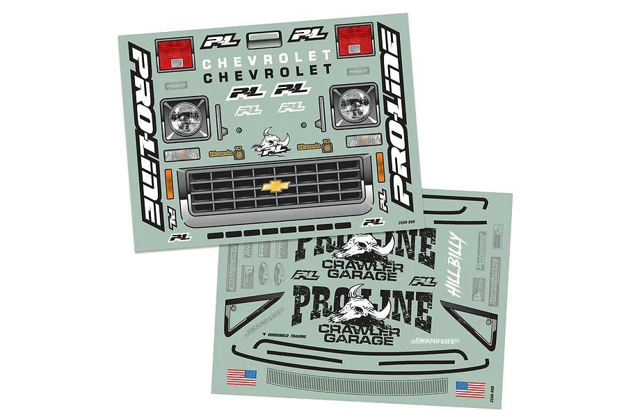 Pro-Line 1/6 1978 Chevy K-10 Clear Unpainted Body Shell image 73854