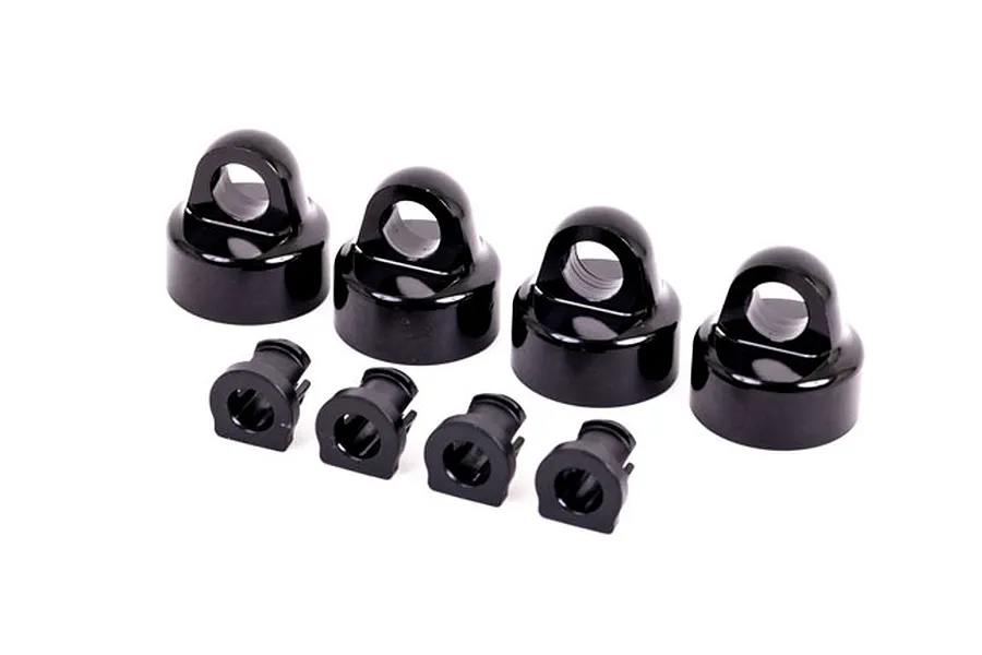 Traxxas Black Aluminium GT-Maxx Shock Caps 4Pcs w/ Spacers image 73934