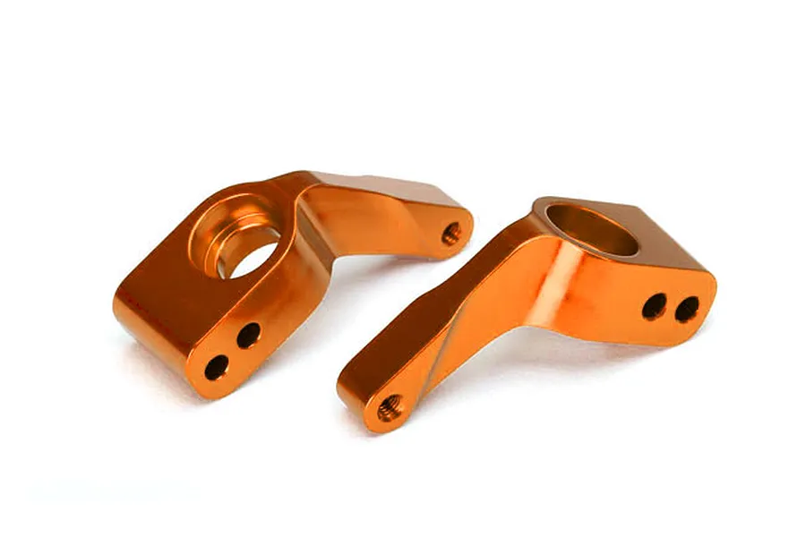 Traxxas Orange Aluminium Rear Hubs 2Pcs w/ Rubber Shielded Bearings image 73970