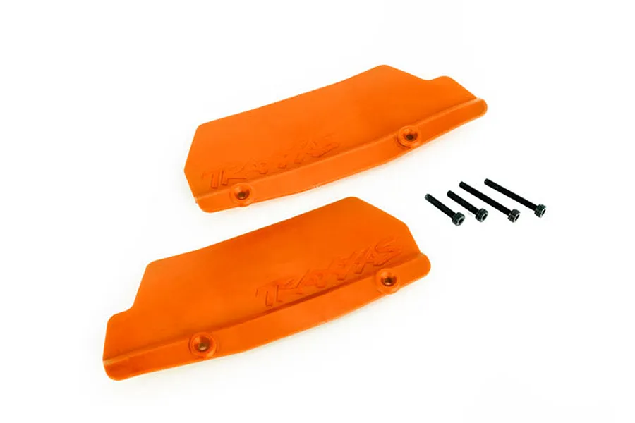 Traxxas Orange Rear Mud Guards 2Pcs image 73980