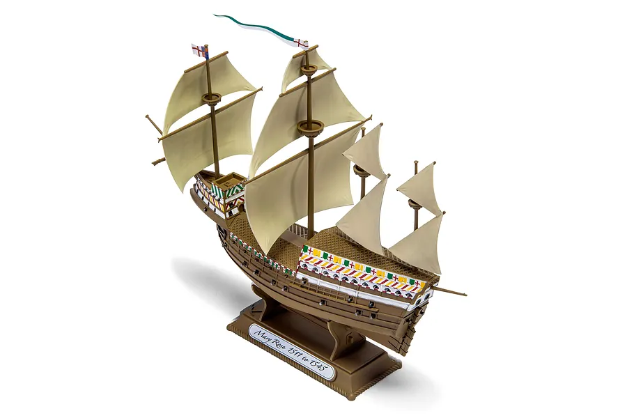 Airfix 1/400 Mary Rose Ship Scaled Plastic Model Kit Small Starter Set image 5