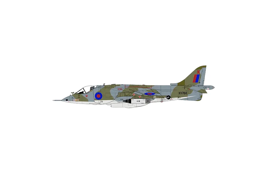 Airfix 1/24 Hawker Siddeley Harrier GR.1 Scaled Plastic Model Kit image 74008