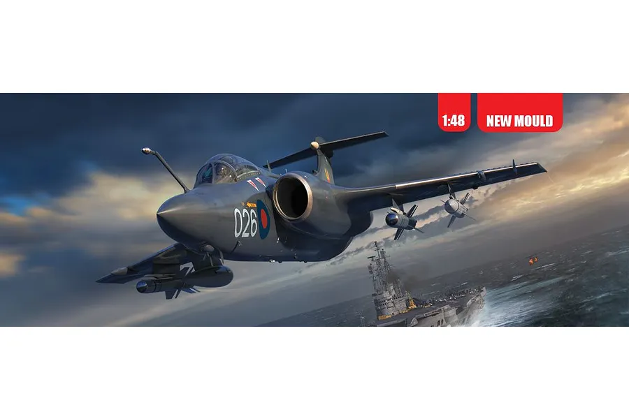 Airfix 1/48 Blackburn Buccaneer S.2C/D Fighter Scaled Plastic Model Kit image 8