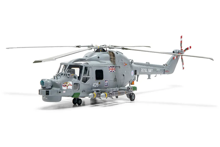 Airfix 1/48 Westland Lynx HMA8/Mk.88/Mk.90B Scaled Plastic Model Kit