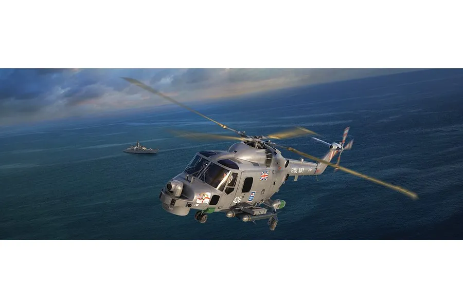 Airfix 1/48 Westland Lynx HMA8/Mk.88/Mk.90B Scaled Plastic Model Kit