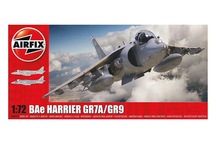 Airfix 1/72 BAe Harrier GR7a / GR9 Scaled Plastic Model Kit image 74035