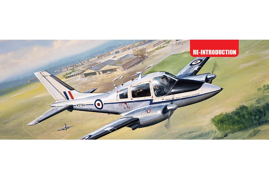 Airfix 1/72 Beagle Basset 206 Scaled Plastic Model Kit image 74056