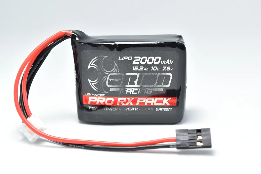 Team Orion Racing 7.6V 2000mAh LiPo Hump Receiver Battery image 74218