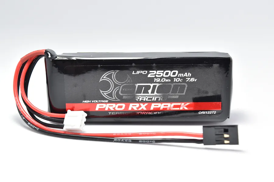 Team Orion Racing 7.6V 2500mAh LiPo Flat Receiver Battery image 74219