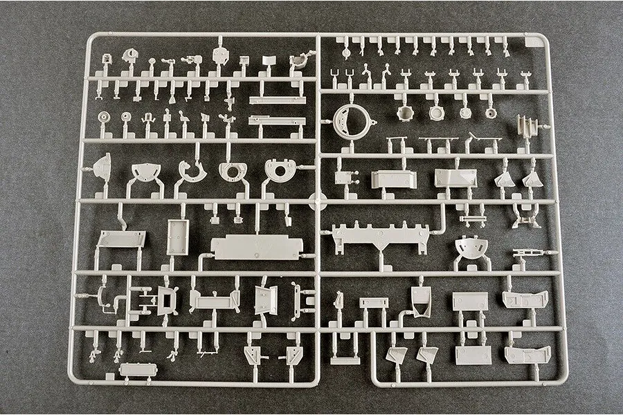 Trumpeter 1/35 Soviet T-72B1 w/ KMT-6 &amp;amp; Cage Armour Tank Scaled Plastic Model Kit image 74267
