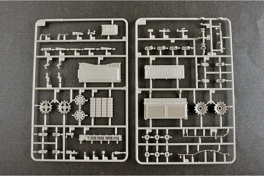 Trumpeter 1/35 Soviet T-72B1 w/ KMT-6 &amp;amp; Cage Armour Tank Scaled Plastic Model Kit image 74268