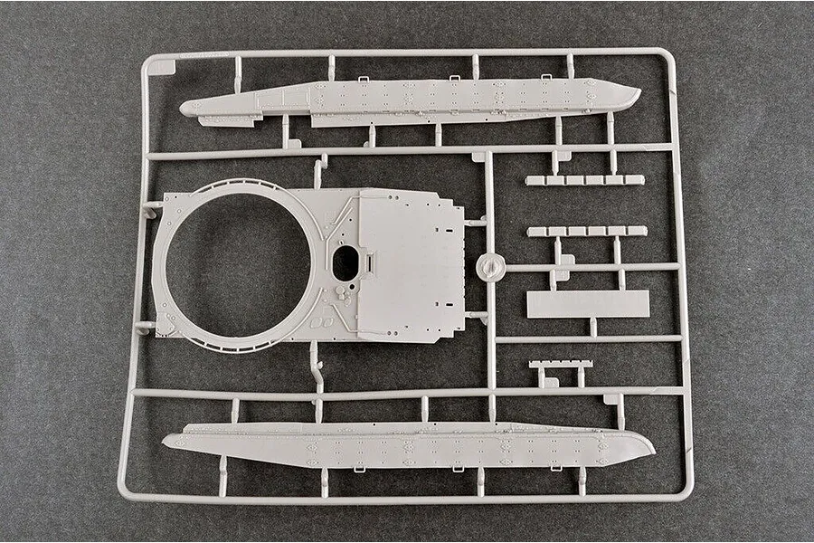 Trumpeter 1/35 Soviet T-72B1 w/ KMT-6 &amp;amp; Cage Armour Tank Scaled Plastic Model Kit image 74270