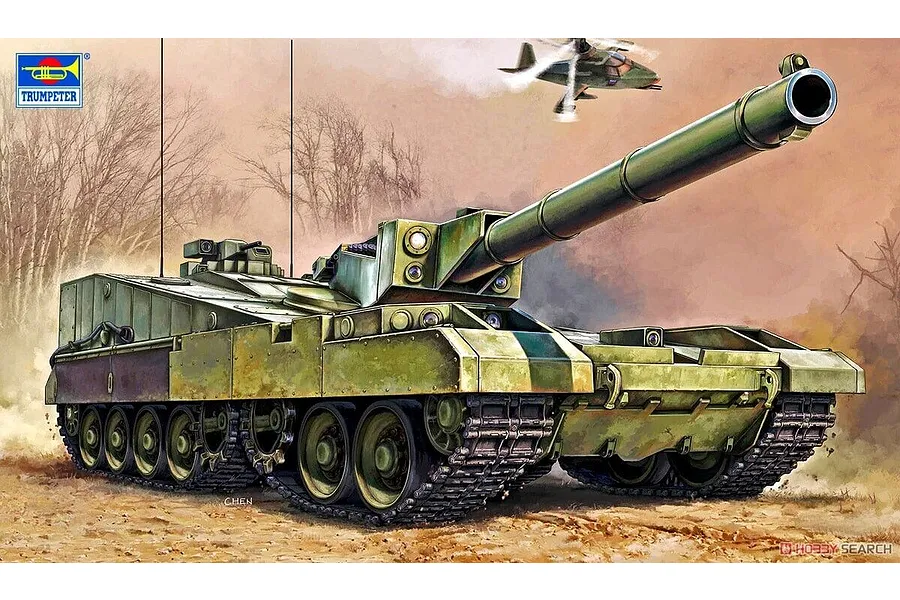 Trumpeter 1/35 Soviet Object 490B Prototype Tank Scaled Plastic Model Kit image 74291
