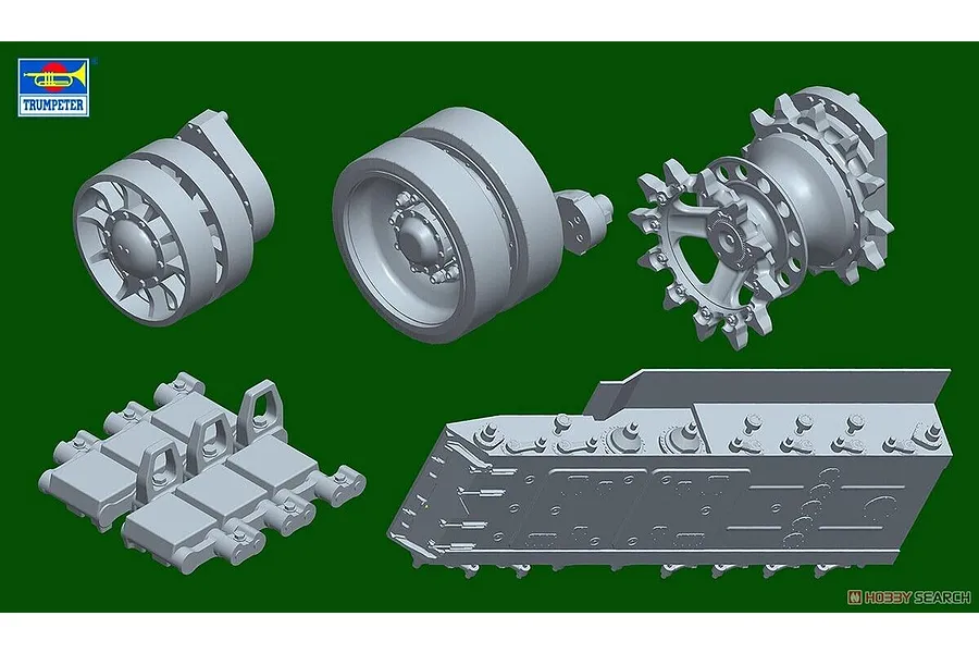 Trumpeter 1/35 Soviet Object 490B Prototype Tank Scaled Plastic Model Kit image 74295