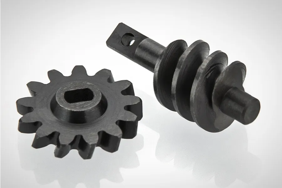 GPM Medium Carbon Steel 14T Overdrive Differential Worm Gear Set image 1