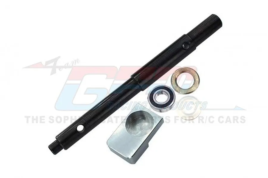 GPM Medium Carbon Steel Cush Input Driveshaft w/ Aluminium Mount &amp;amp; Bearing image 74396