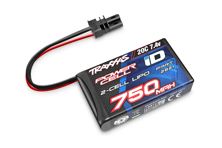 Traxxas 7.4V 750mAh 20C LiPo Battery image 74405