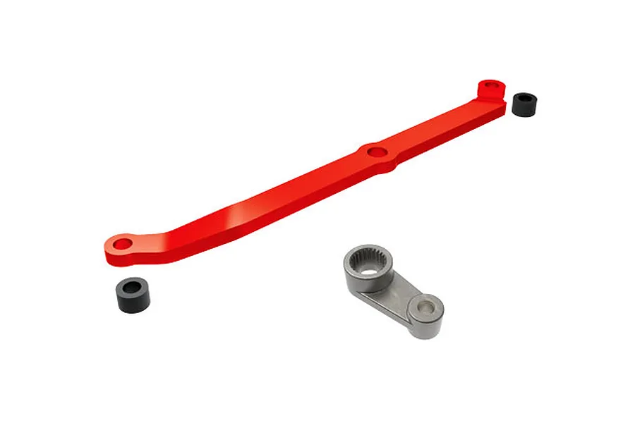 Traxxas Red Aluminium Steering Link w/ Servo Horn image 74407