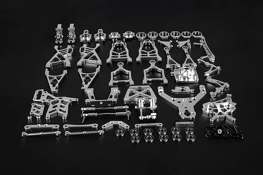 Rovan Baja Silver Aluminium Complete Suspension Upgrade Kit image 74413