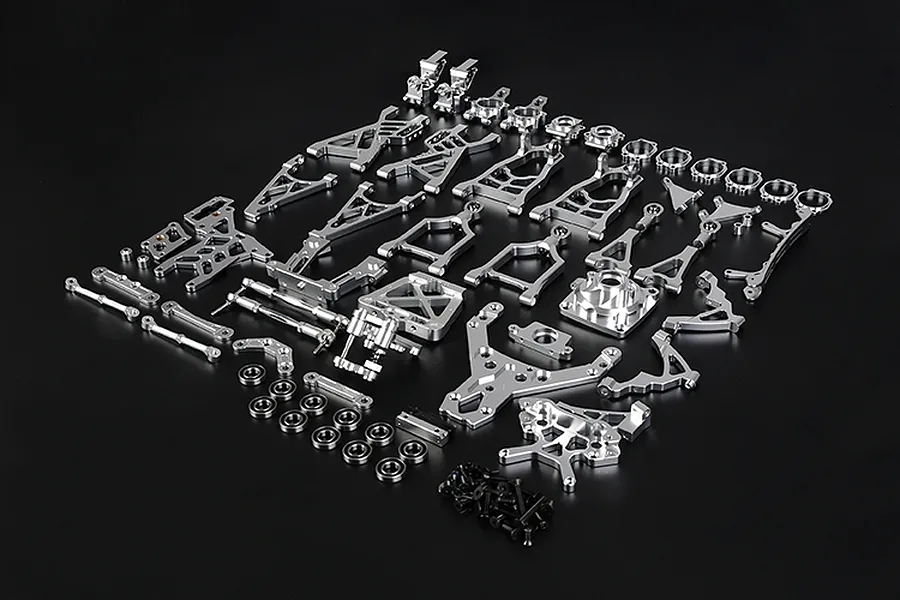 Rovan Baja Silver Aluminium Complete Suspension Upgrade Kit image 74415