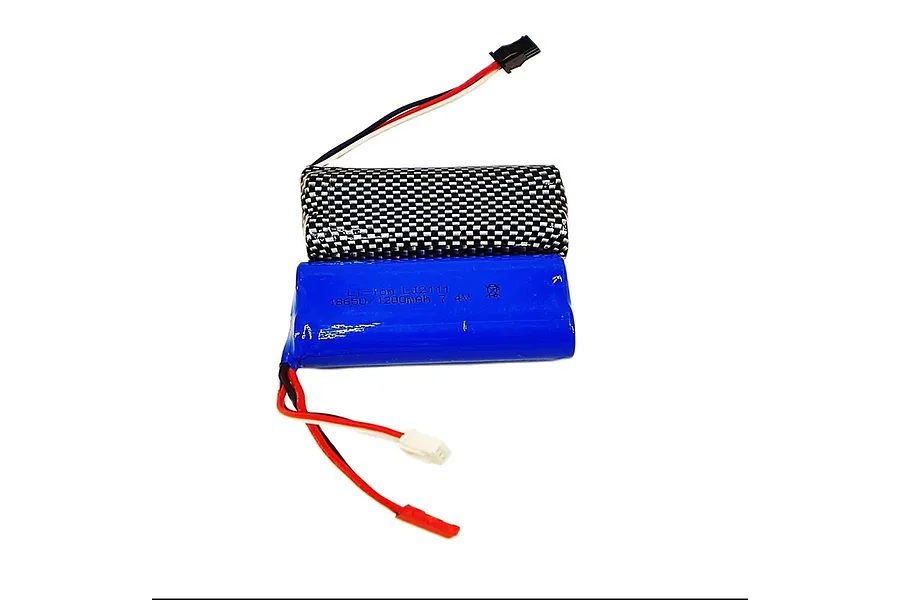 HuiNa 7.4V 1200mAh 2S Soft Case Li-Ion Battery image 74447