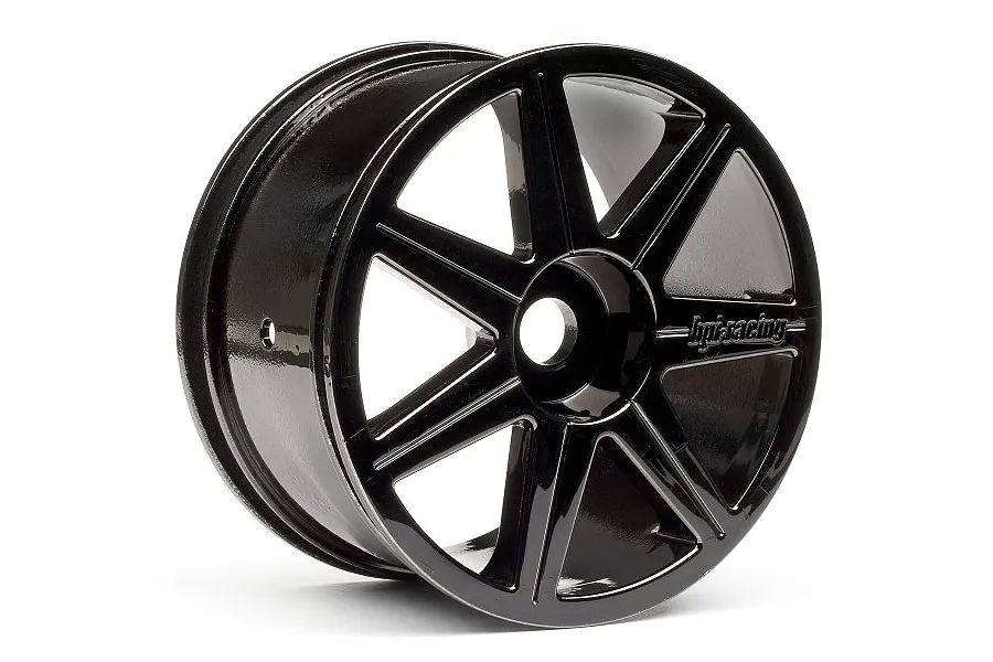HPI 3.8&amp;quot; Trophy Truggy 7-Spoke Black Chrome Rims 2Pcs image 7454