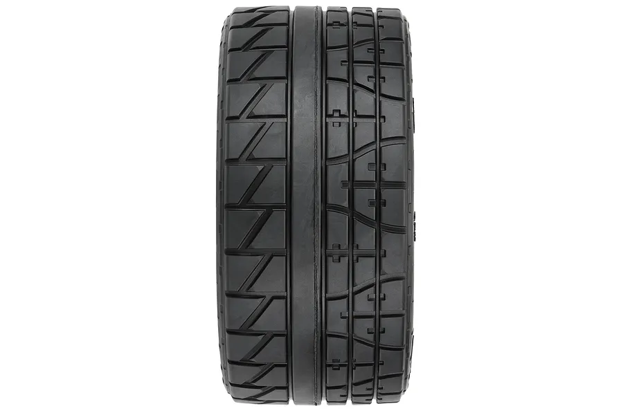 Pro-Line 5.7&amp;quot; Menace HP Belted MT Soft Compound Tyres on Black Raid Rims - Glued Wheels 2Pcs image 74668