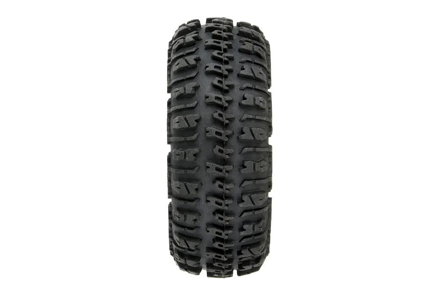 Pro-Line 1.0&amp;quot; Trencher Tyres on Black Impulse Bead-Loc Rims - Beadlocked Wheels 4Pcs image 74673