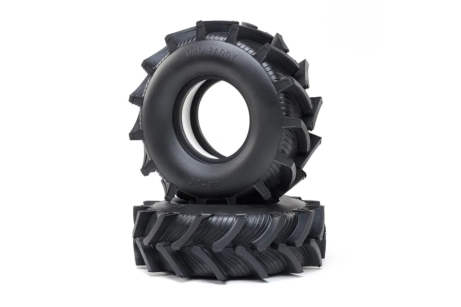 Losi 1.5&amp;quot; D&amp;amp;D Paddy Tyres 2Pcs w/ Foam Inserts image 74683