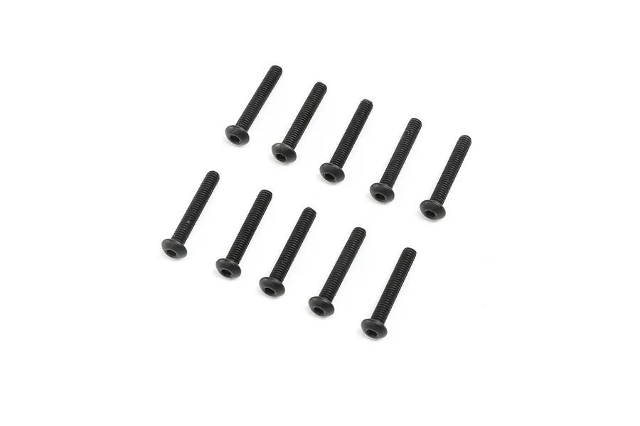 Losi 2.5x16mm Fine Thread Button Head Screws 10Pcs image 74738