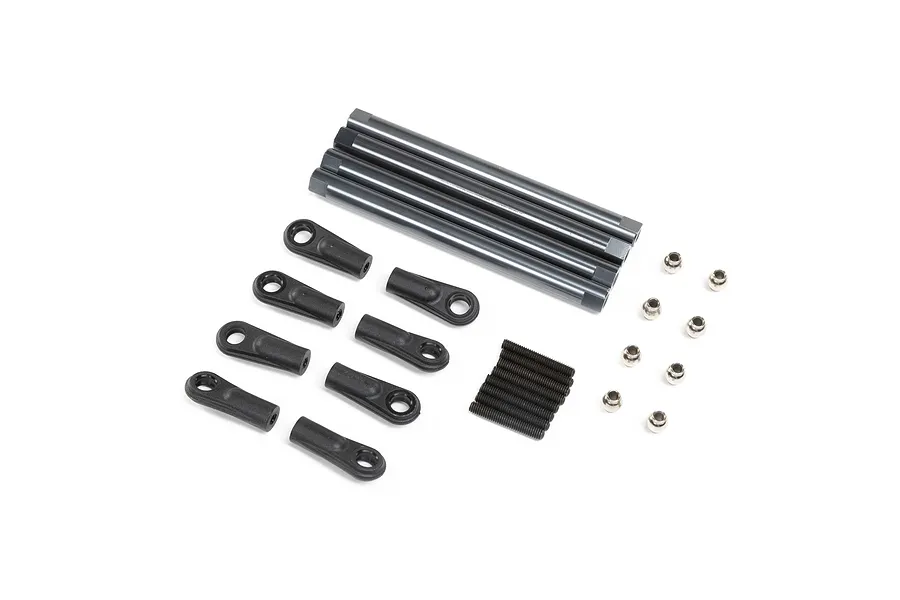 Losi Aluminium Upper 4-Link Bar Set 4Pcs for 15&amp;quot; Wheelbase image 74758