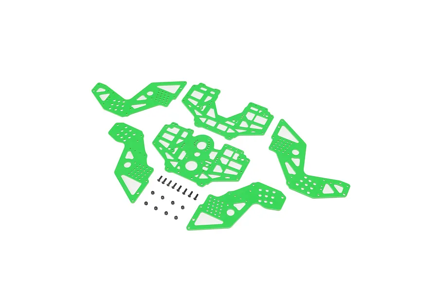 Losi Green Aluminium Chassis Set w/ Mounting Hardware image 74775