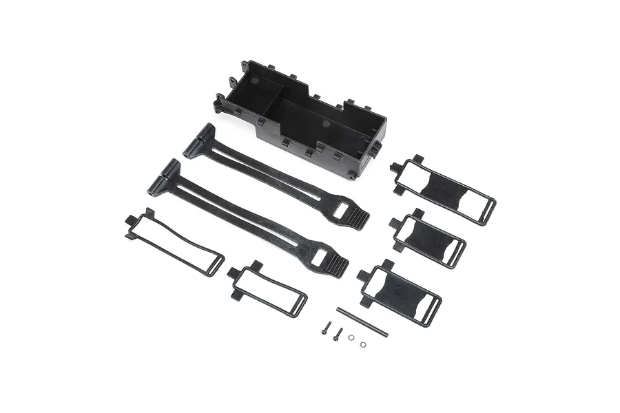 Losi Low CG Battery Tray &amp;amp; Straps Set image 74781