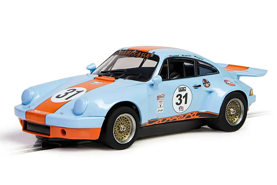 Scalextric 1/32 Porsche 911 Carrera RSR 3.0 Gulf Edition Slot Car image 74829