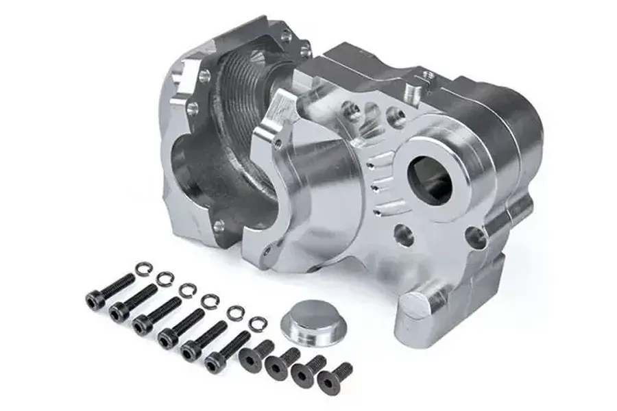 Rovan Silver Aluminium 3-Piece Quick Change Gearbox Case image 74967