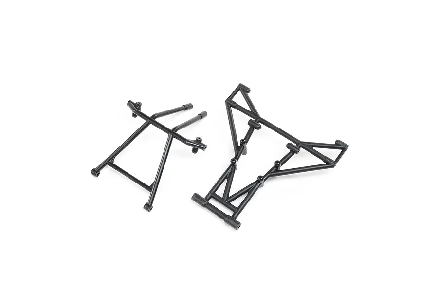 Losi Black Front &amp;amp; Upper Roll Cage Bars image 74985