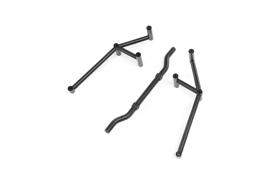 Losi Black Rear Cage Body Support Set image 74987