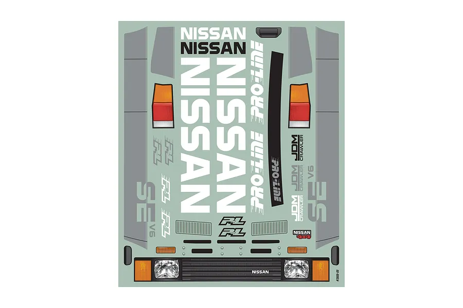 Pro-Line 1/10 1987 Nissan Hardbody D12 Clear Unpainted Body Shell image 75042