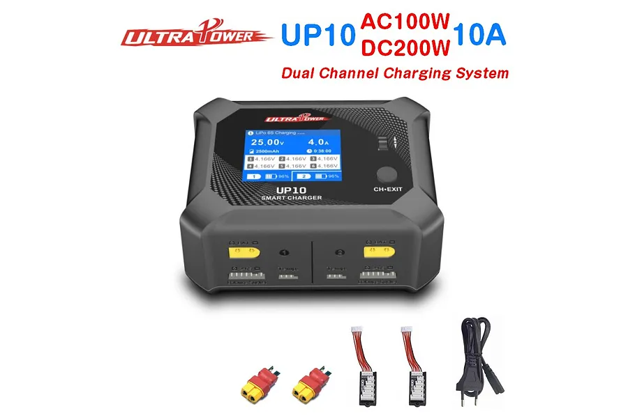 Ultra Power 10 200w Dual Port AC/DC Smart Charger image 75064