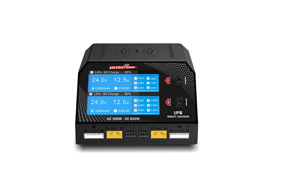 Ultra Power 8 600w Dual Port AC/DC Smart Charger image 75070