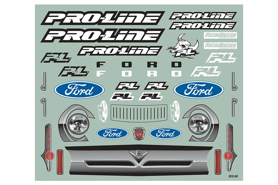 Pro-Line 1/5 1956 Ford F-100 Unpainted Body Shell image 75129