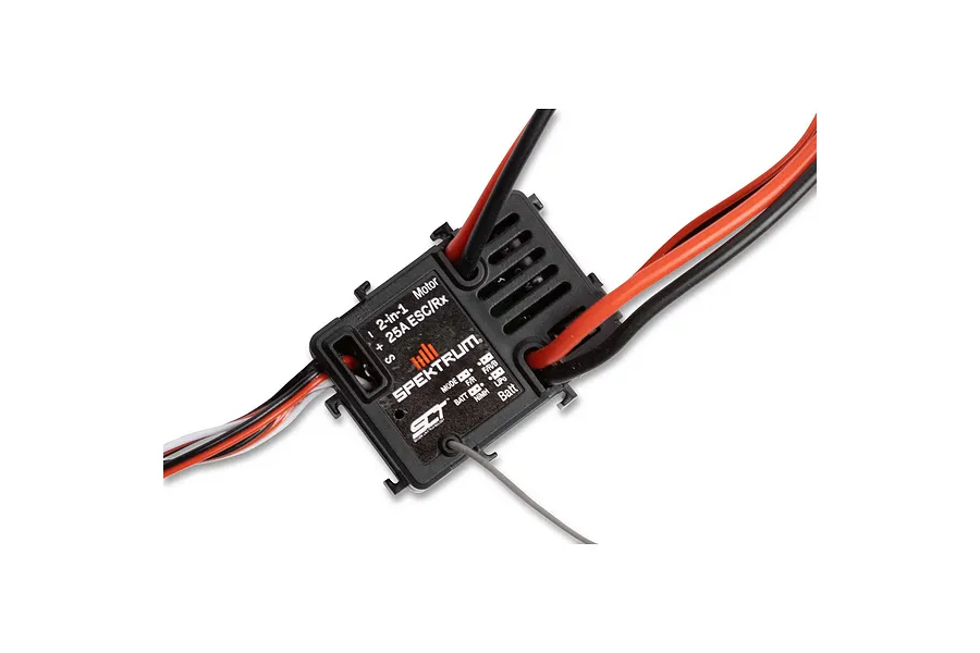 Spektrum 25A Brushed ESC &amp;amp; Receiver 2-in-1 Combo image 75164