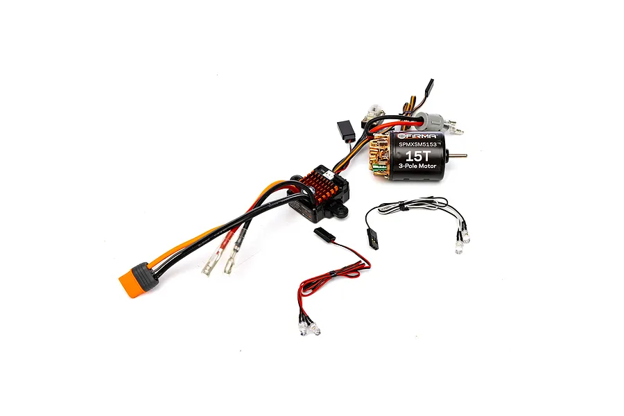 Spektrum Firma 15T 3-Pole Brushed Motor &amp;amp; Smart 70A ESC Combo image 75171